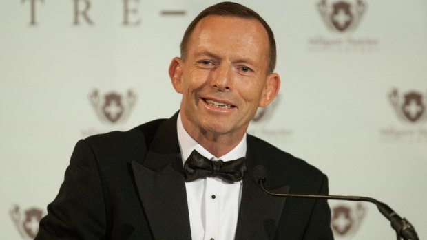 Tony Abbott delivers the Margaret Thatcher Lecture in London on Tuesday.