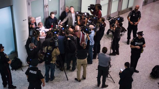 Joshua Boyle arrives in Toronto on Friday.