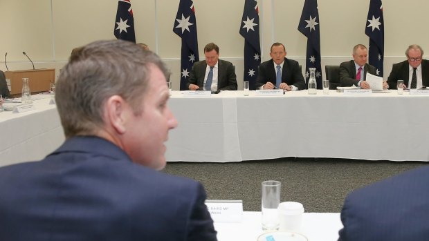 NSW Premier Mike Baird during the COAG meeting in Sydney last week.