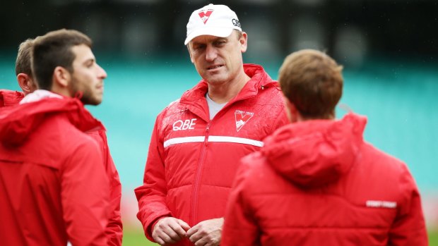 Coach John Longmire is not going to let forecasts for torrential rain put the Swans off their game against Gold Coast on Saturday. 