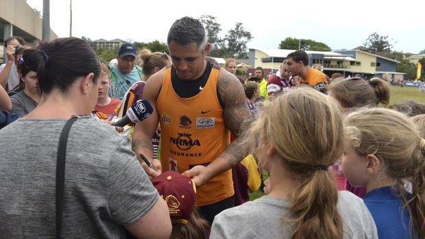 Popular man in league land: Broncos forward Corey Parker's worth is revealed by his fantasy league numbers.