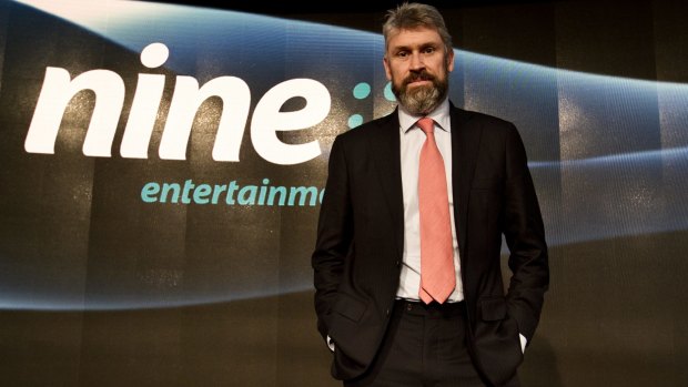 Available: David Gyngell stood down as the CEO of Channel Nine last week.