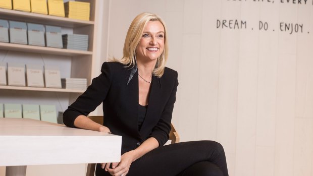 Demand for designer stationery boosted  sales at Kristina Karlsson's Kikki K by 28 per cent in 2015.