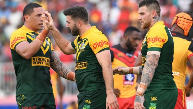 James Tedesco figured in the PM's XIII against PNG last month, but couldn't crack Mal Meninga's World Cup squad.