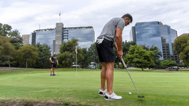 Albert Park's 18 holes could be cut to nine.