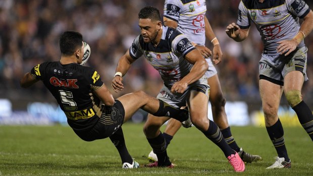 No easy options: Penrith's Dallin Watene-Zelezniak has vowed to maintain his physical style of play.