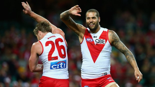 Out: Lance Franklin will miss the match against Collingwood.