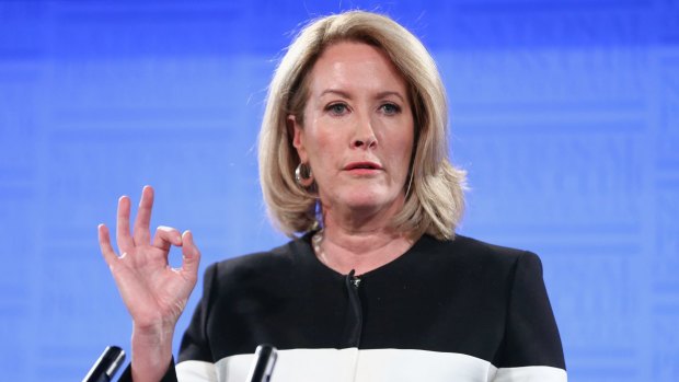 Elizabeth Broderick at the National Press Club.