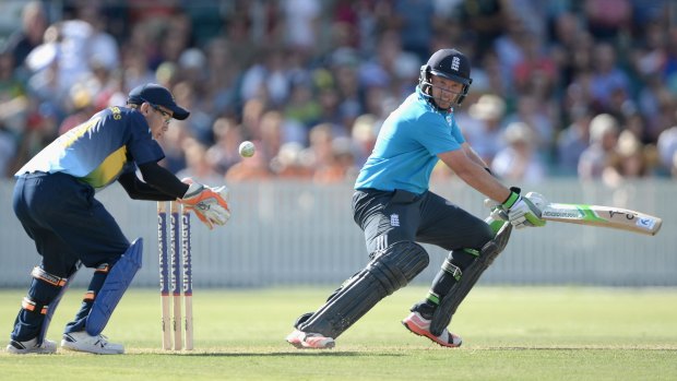 Ian Bell hit a record score in a Prmie Minister's XI match on Wednesday.