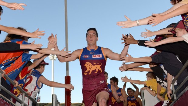 Fighting back: Tom Rockliff is still in the mix to be Brisbane Lions captain after a tumultuous 2016.