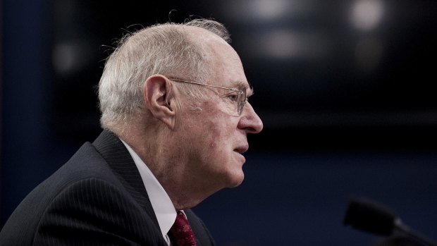 US Supreme Court Justice Anthony Kennedy last month.