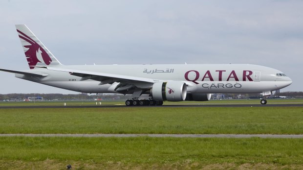 Qatar Airways flew a Boeing 777 38 kilometres from Maastricht to Liege, Netherlands to Belgium.