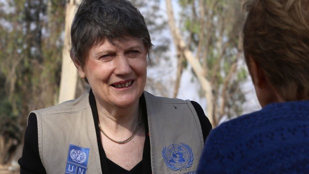 UN Development Program head Helen Clark.