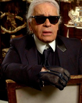 Fashion designer Karl Lagerfeld in <i>The First Monday in May</i>.