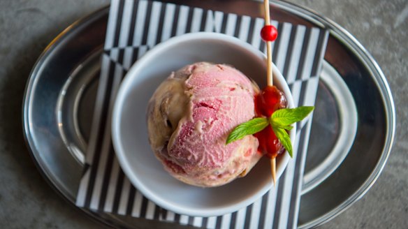 A neapolitan ice-cream where no child is leaving the vanilla untouched.