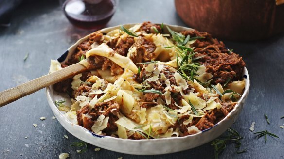 Turn leftover lamb roast into ragu.