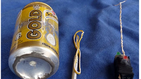 Islamic State's magazine <i>Dabiq</i> claims this is the bomb that downed a Russian plane over Egypt's Sinai Peninsula last month, killing all on board.