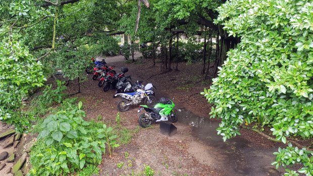 Some motorbike riders have resorted to parking on vacant land near QUT Garden's Point campus and have consequently received a fine from Brisbane City Council.