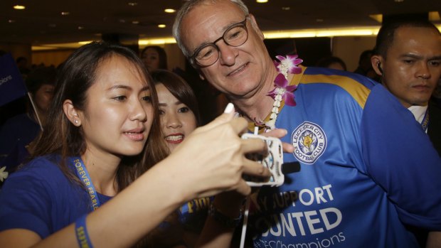 Riding high: Leicester City manager Claudio Ranieri.