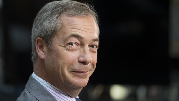 Former UK Independence Party leader Nigel Farage.