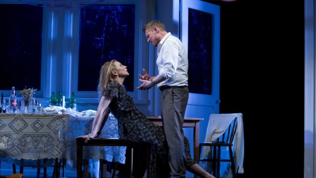 Cate Blanchett and Richard Roxburgh in the Sydney Theatre Company production of The Present.