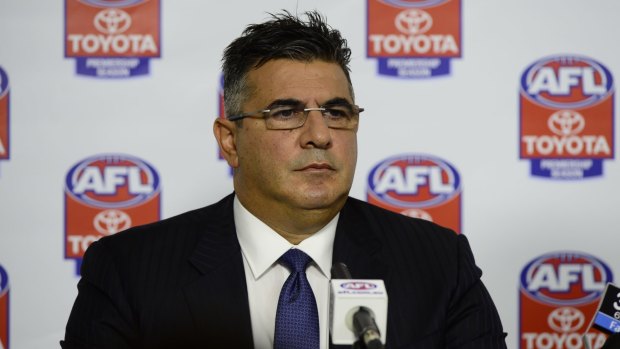 Former AFL boss Andrew Demetriou.