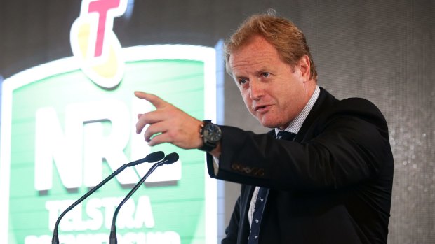 Money man: NRL chief executive Dave Smith has helped put the game on a strong financial footing.