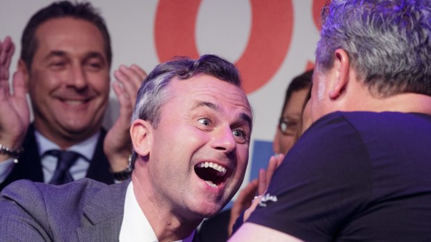 Far-right candidate Norbert Hofer conceded defeat, writing: "Of course I am sad today."
