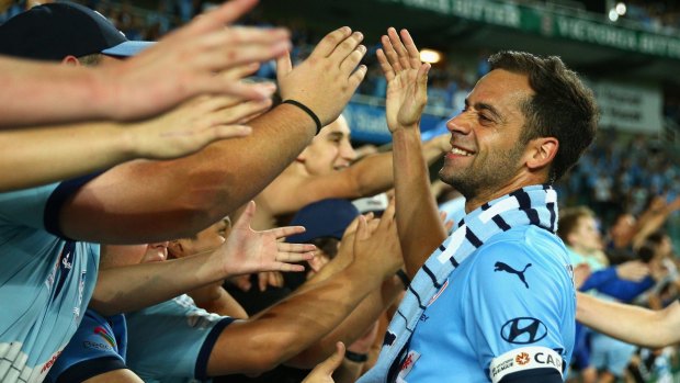 Sydney FC marquee striker Alex Brosque will start after a lengthy layoff due to a hamstring injury.