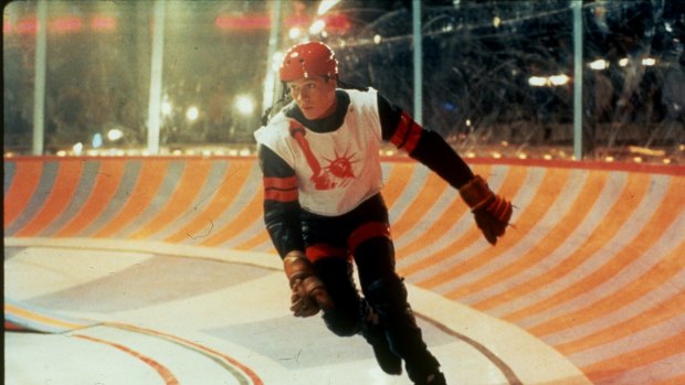 Sport is a substitute for war in Norman Jewison's 1975 film <i>Rollerball</i>.