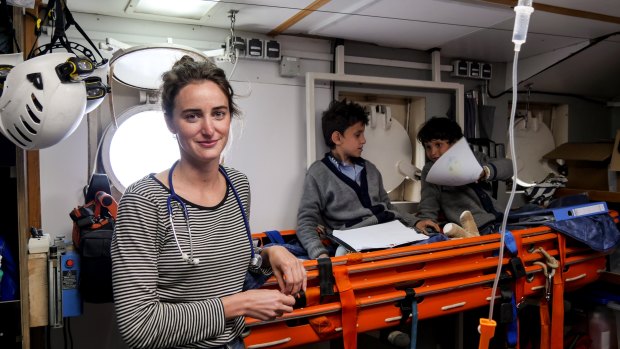 Dr Stefanie Pender volunteered to save lives by joining German group Sea-Watch in the Med.