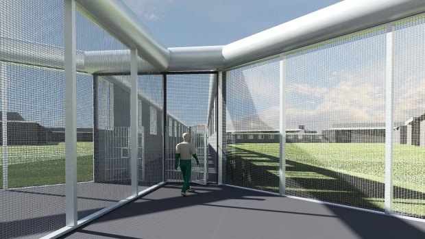 An artist's impression of a planned upgrade to the Metropolitan Remand Centre.