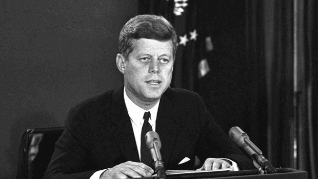 From an earlier era: President John F. Kennedy.