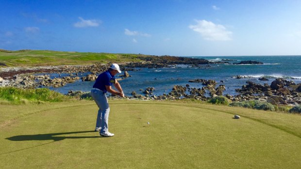 King Island's golf courses attract tourists from around the world.