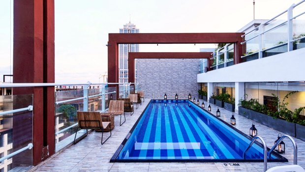 The pool at Dwell.