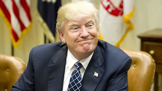 'I came up with it a couple of days ago': US President Donald Trump 