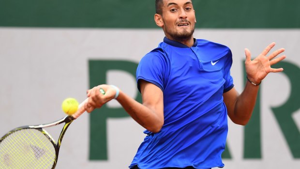 Straight talker: Nick Kyrgios.