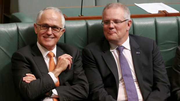 It's all right, Ma: Malcolm Turnbull and Scott Morrison are resisting calls for negative gearing reform. 