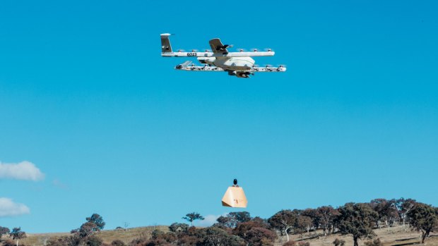 Project Wing recently started conducting drone testing around Googong.