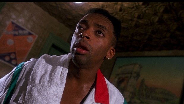 Lee as Mookie in 1989's <I>Do The Right Thing</I>.