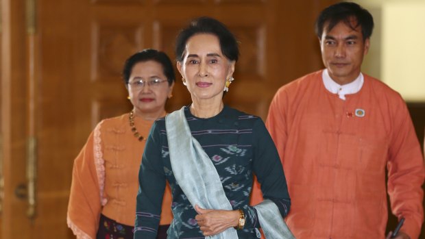National League for Democracy party leader Aung San Suu Kyi is moving forward cautiously.
