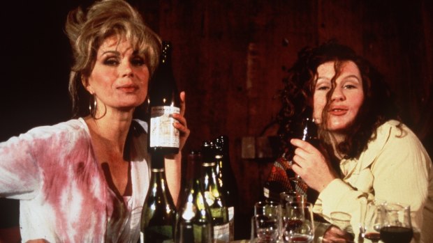 Joanna Lumley and Jennifer Saunders in the ''France'' episode of Absolutely Fabulous.