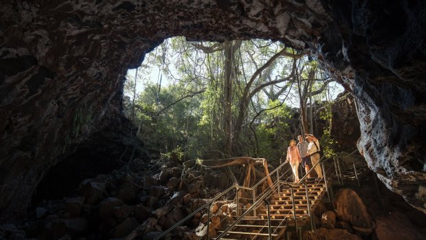 Undara Lava Tubes in north Queensland. A new $90 million, three-year ad campaign will be aired to the world in the hope of boosting tourism.