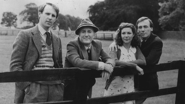 The cast of All Creatures Great and Small in 1984.