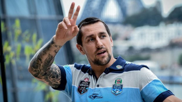 Redemption: Mitchell Pearce is back in the NSW team.