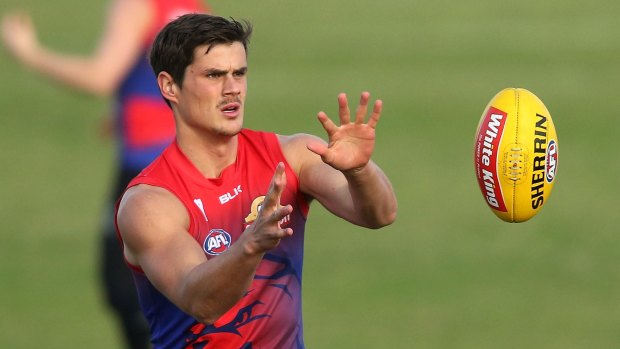 Bulldog Tom Boyd, playing for Footscray in the VFL, kicked four goals against Coburg on Saturday. 