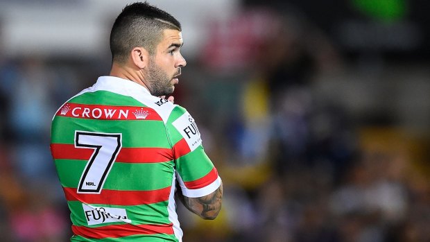 Rabbitohs halfback Adam Reynolds is facing more time on the sidelines.