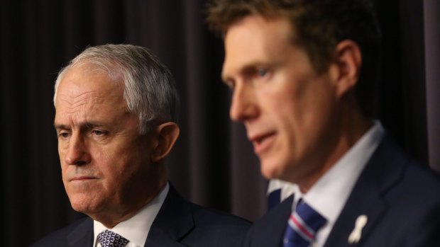 Social Services Minister Christian Porter, pictured with Prime Minister Malcolm Turnbull, has conceded the Coalition will not be able to pass its changes to the PPL scheme before the upcoming election. 