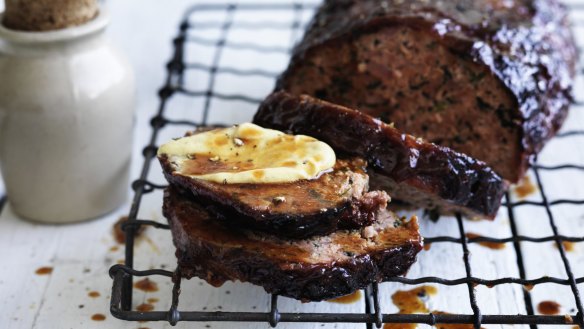 Jill Dupleix's Bourbon BBQ meatloaf.