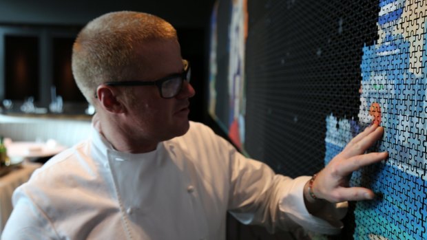 Heston Blumenthal in <i>Inside Heston's World</i>, a fly-on-the-wall documentary about the Fat Duck's move to Melbourne.
